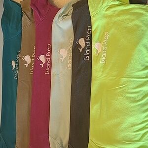 Lot of Island prep /  Bayside school uniform tees. Like new condition. 14 shirts